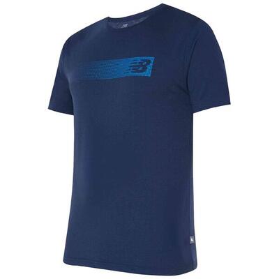 T-shirt met korte mouwen new balance model mt41071nny voor mannen