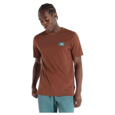 T-shirt met korte mouwen new balance model mt41584-rok voor mannen