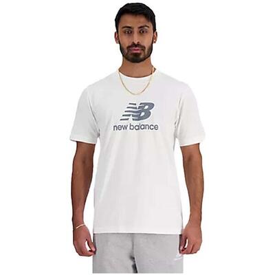 T-shirt met korte mouwen new balance model mt41502wt voor mannen