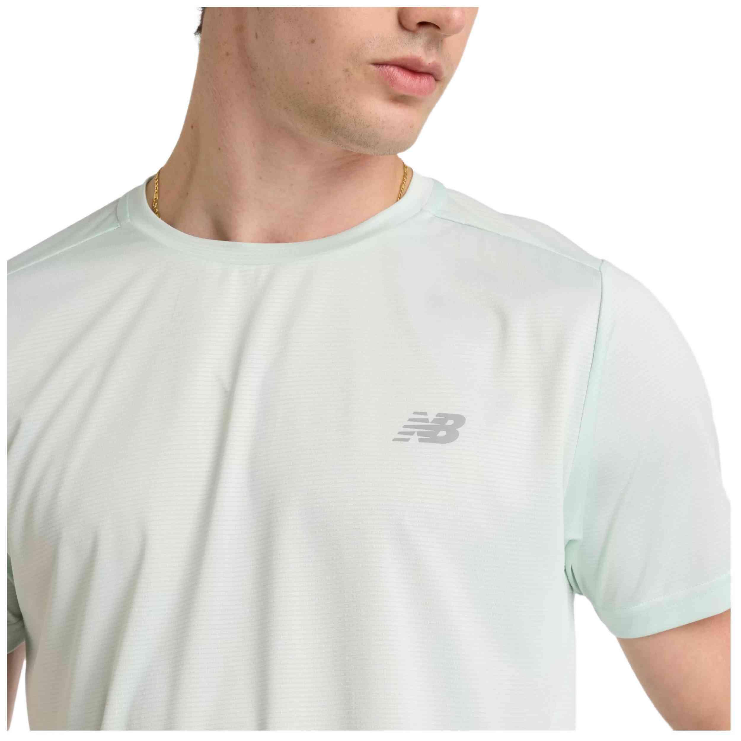 Maglia a maniche corte New balance modello MT41222CYS per uomini 4/5