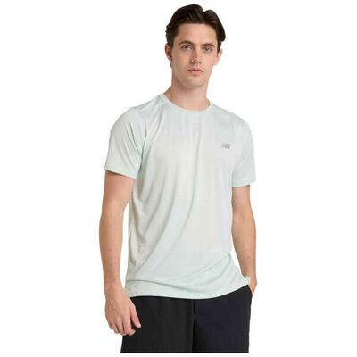 T-shirt met korte mouwen new balance model mt41222cys voor mannen