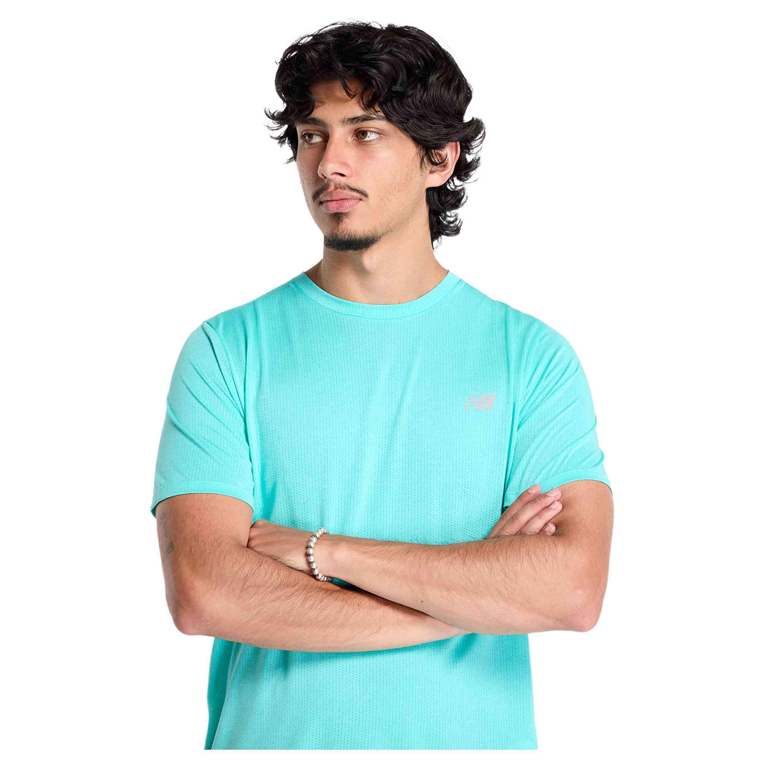 Maglia a maniche corte New balance modello MT41253CYJ per uomini 2/4