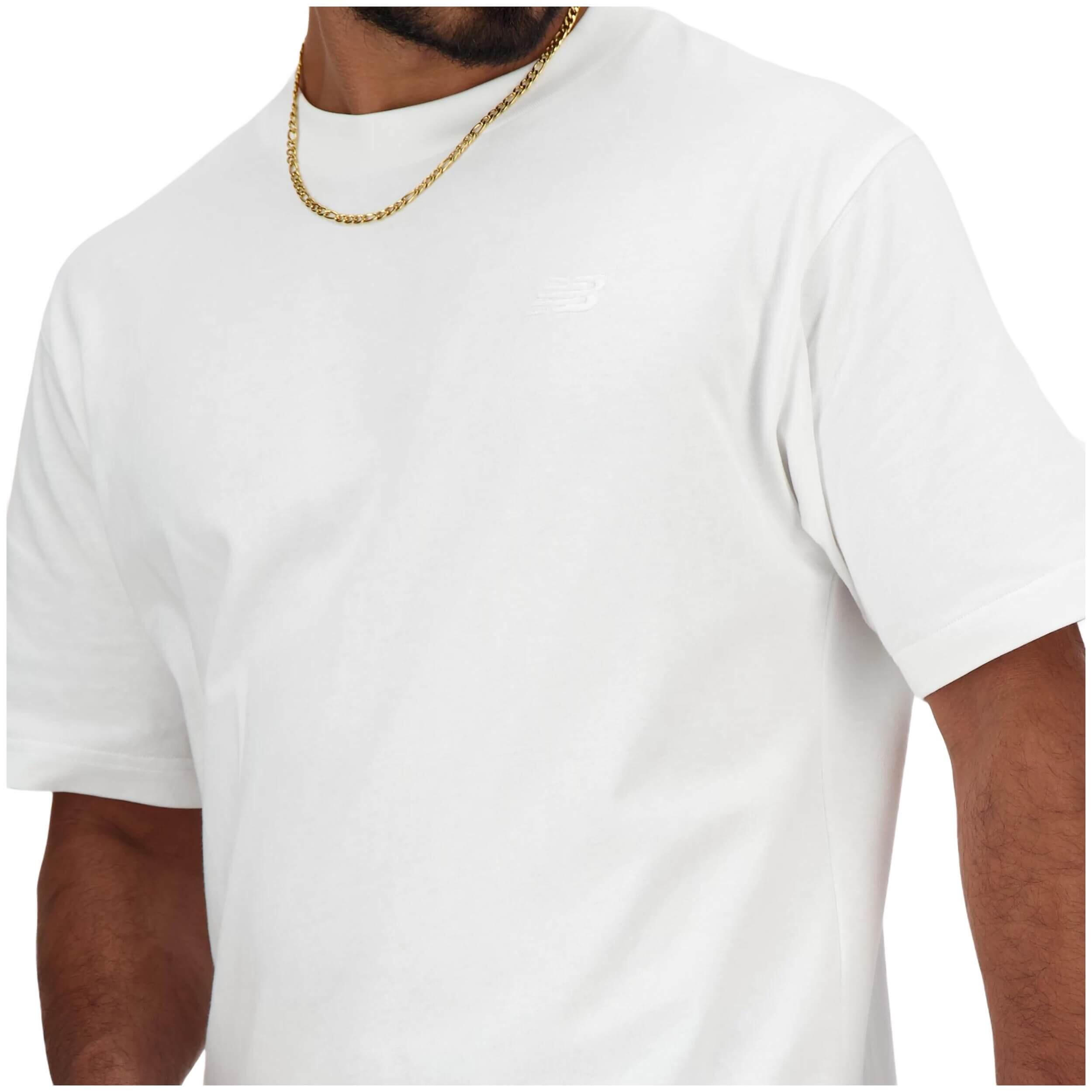 Maglia a maniche corte New balance modello MT41533WT per uomini 3/7