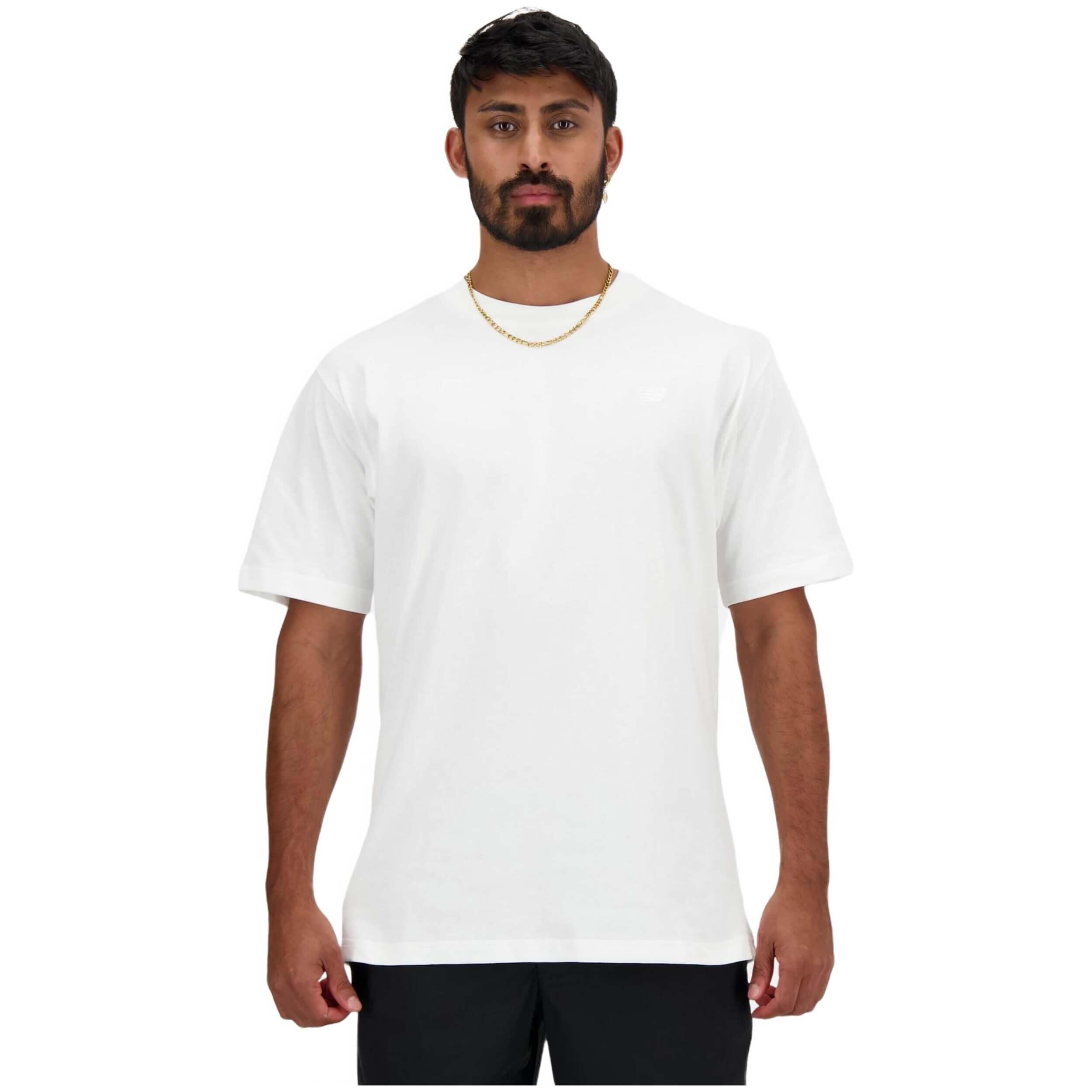 Maglia a maniche corte New balance modello MT41533WT per uomini 2/7
