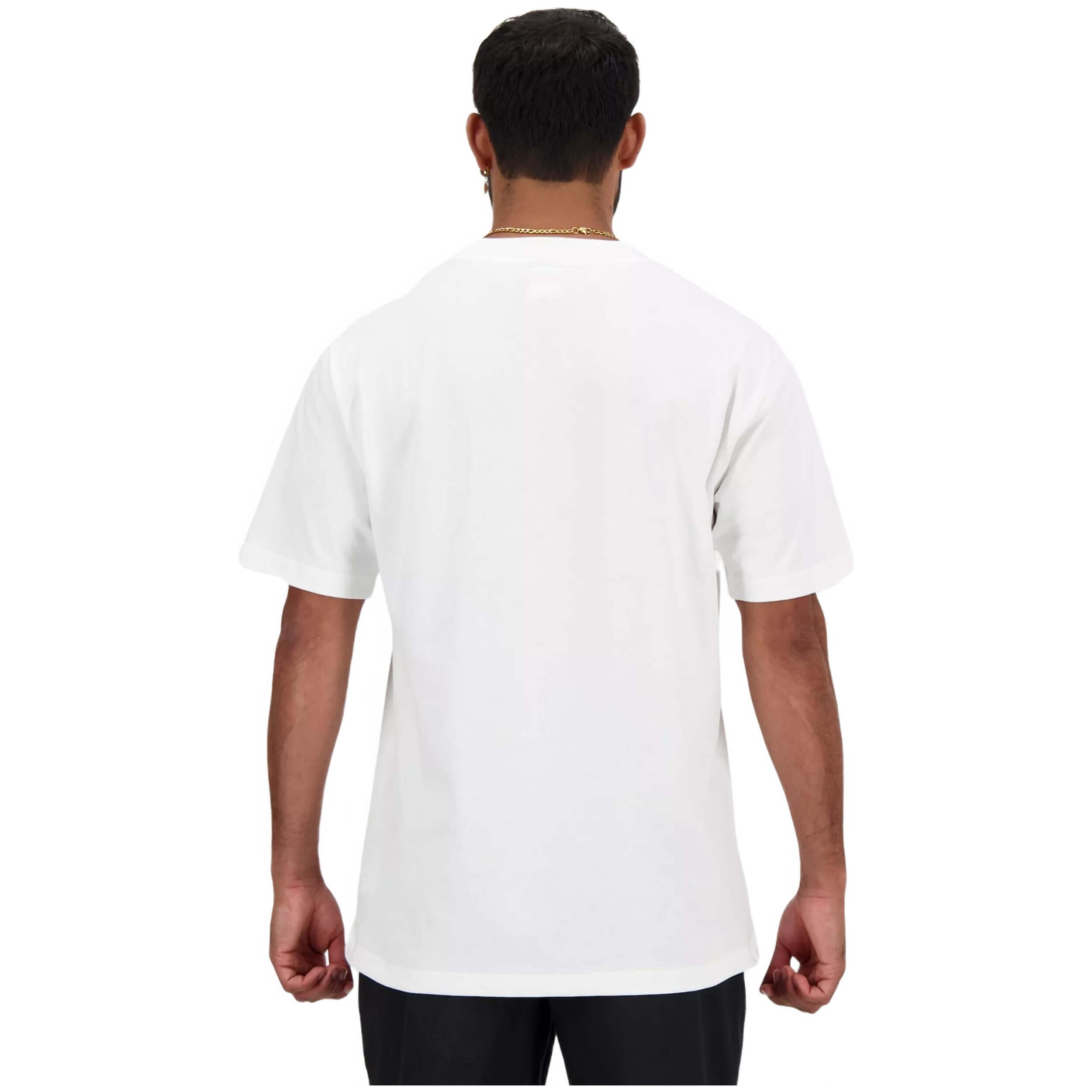 Maglia a maniche corte New balance modello MT41533WT per uomini 5/7