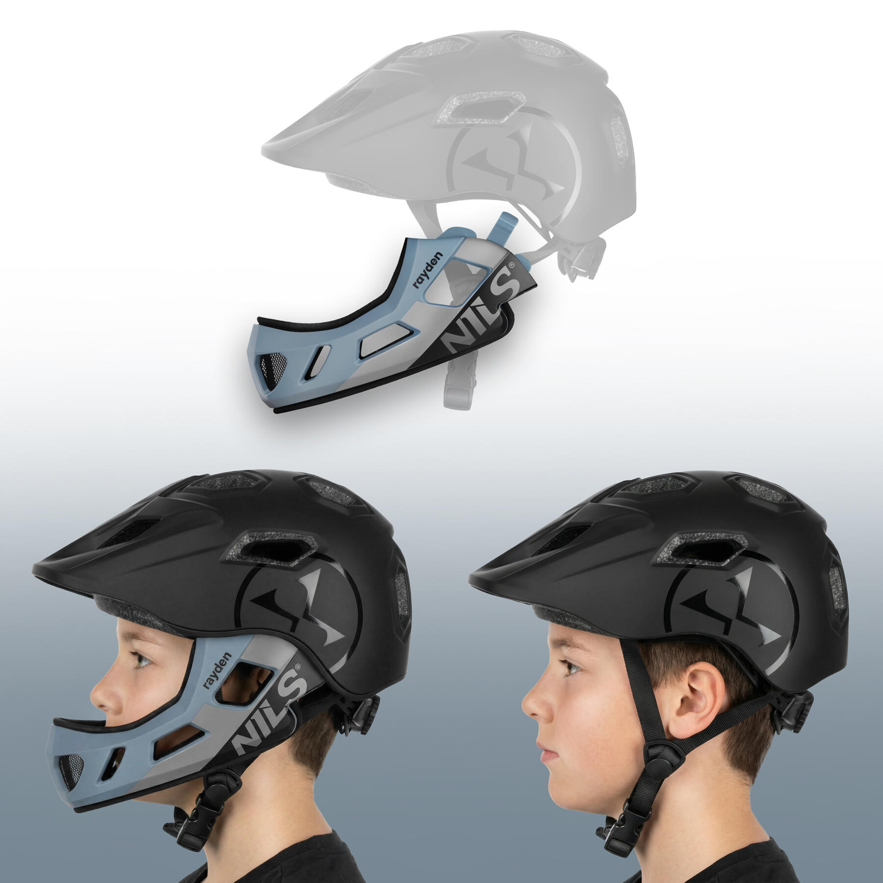 Casque intégral à mentonnière amovible Rayden MT401 Nils Extreme 3/7