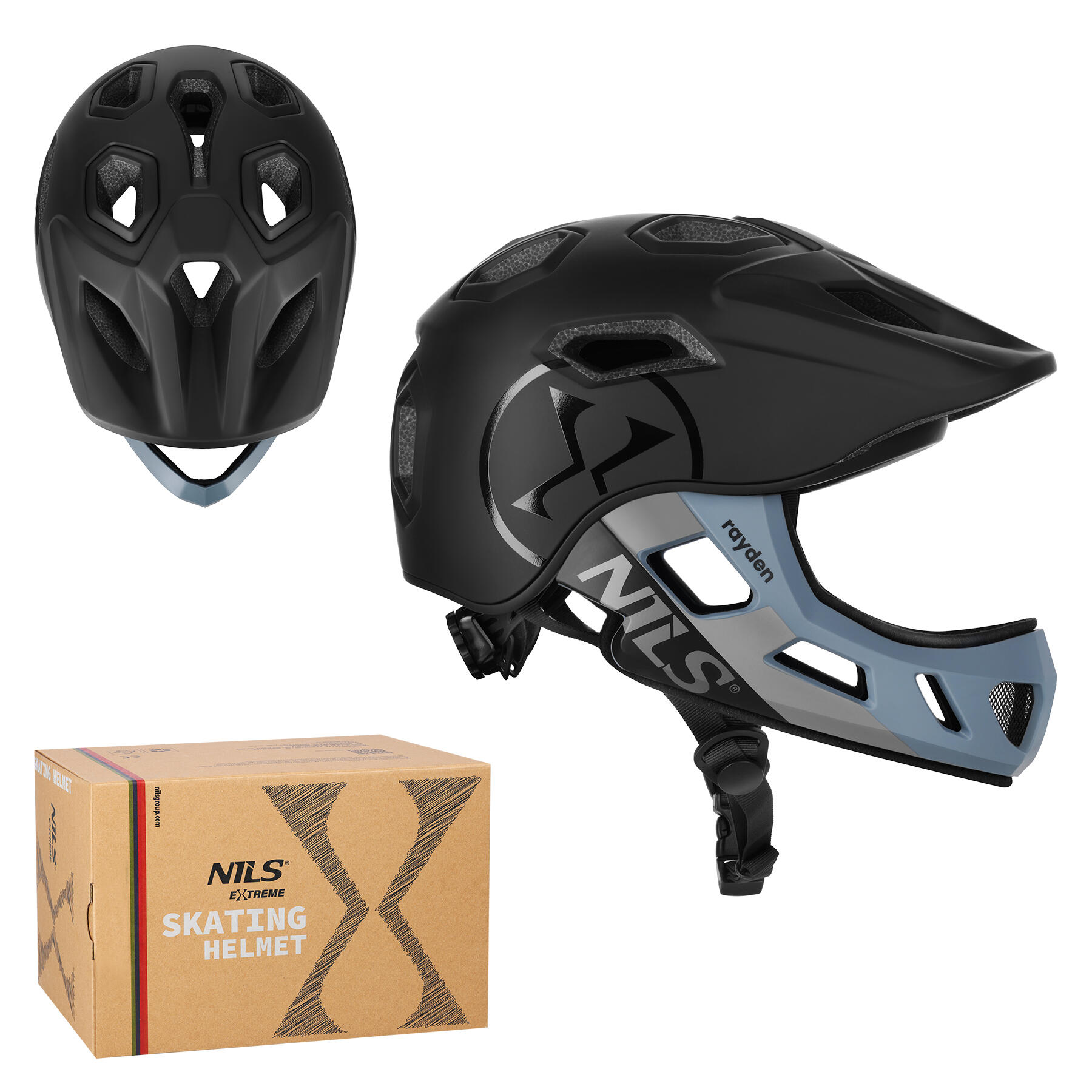 Casque intégral à mentonnière amovible Rayden MT401 Nils Extreme 2/7