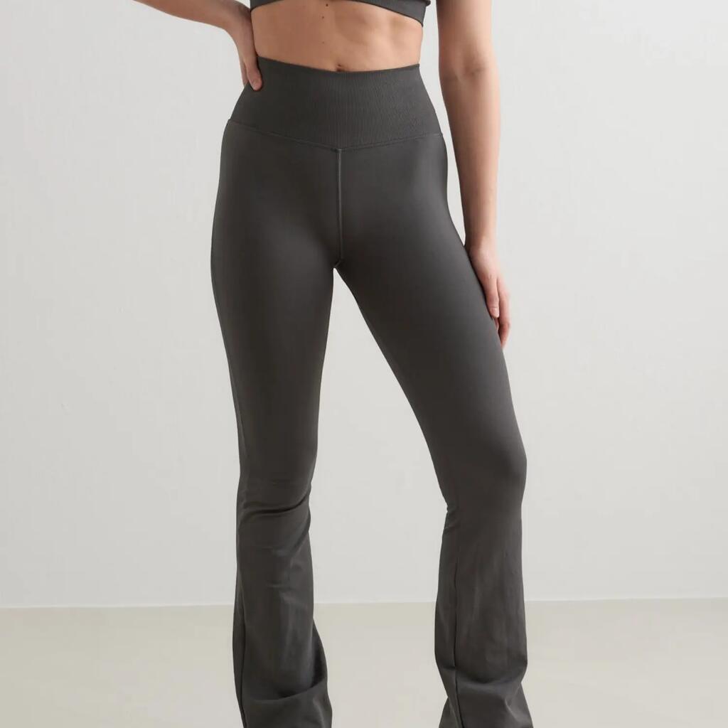 Women's Tights Flare Tall High-Waisted Shape Seamless Shadow Grey