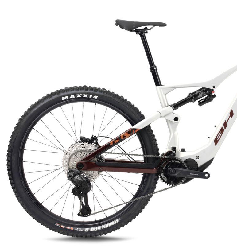 Bicicleta eléctrica Mtb Bh Ilynx+Sl Trail Carbon 8.7 blanco-naranja-marron 3/3