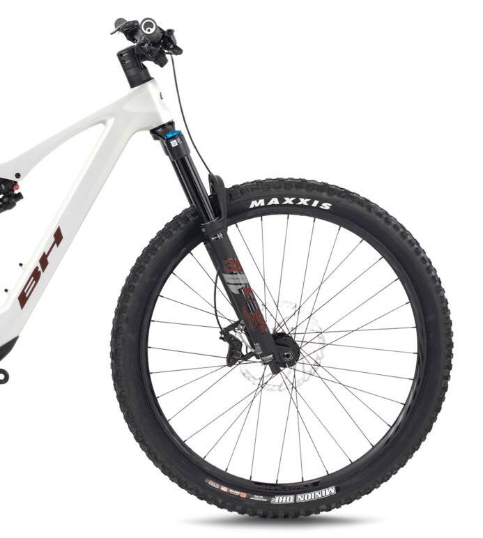 Bicicleta eléctrica Mtb Bh Ilynx+Sl Trail Carbon 8.7 blanco-naranja-marron 2/3