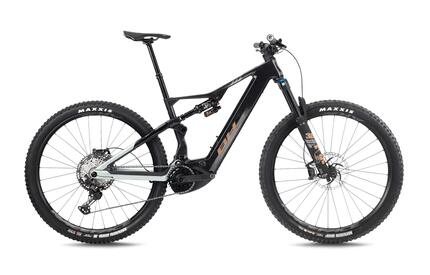 Bicicleta eléctrica Mtb Bh Ilynx+ nx Trail Carbon 8.6 negro-verde-naranja