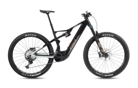 Bicicleta eléctrica Mtb Bh Ilynx+ nx Trail Carbon 8.6 negro-verde-naranja