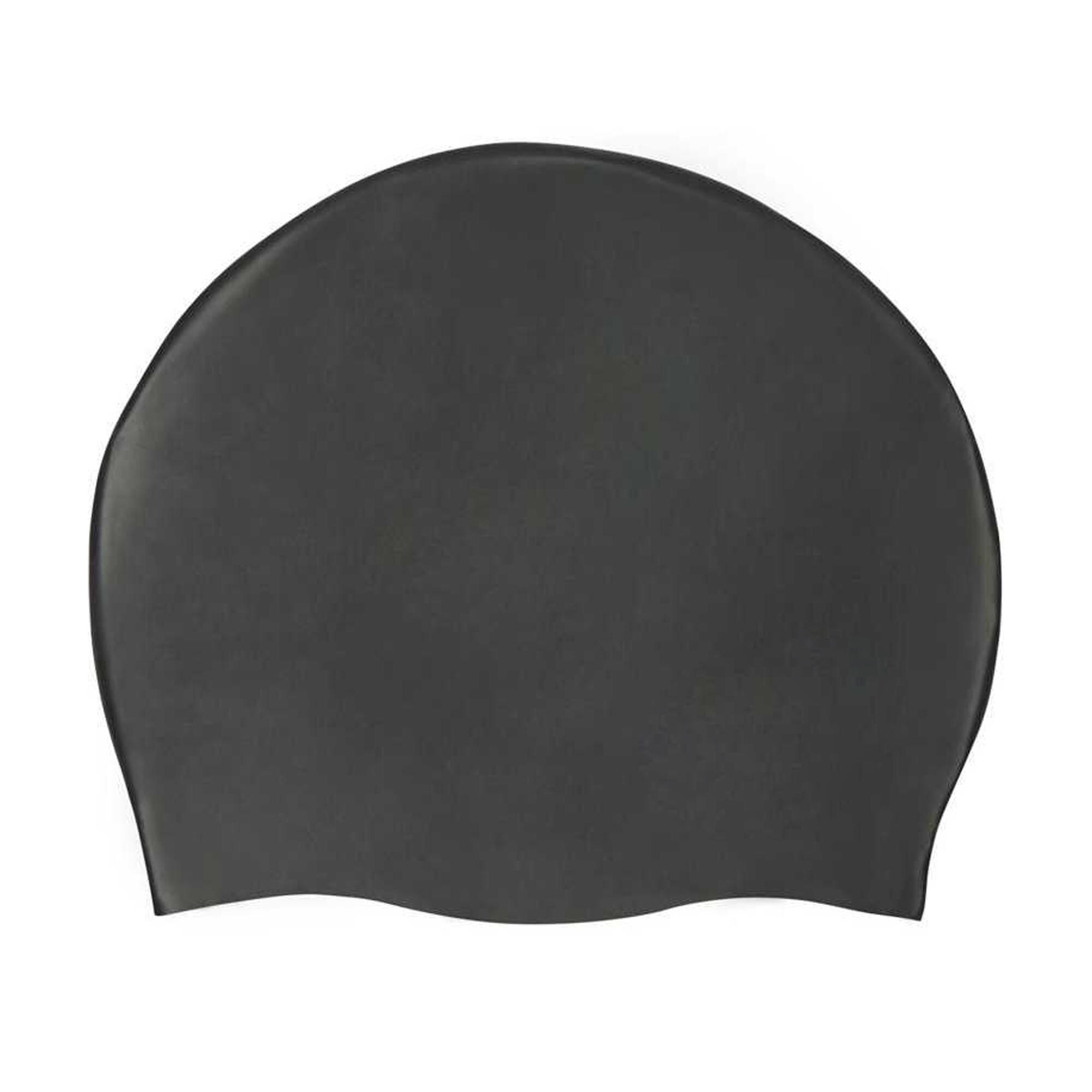 Bademütze für HerrenDamen Unisex Damen und Herren Schwarz 2/4