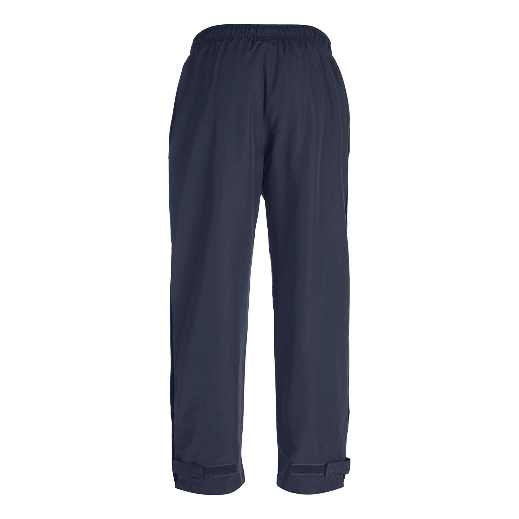 Childrens/Kids Open Hem Tracksuit Bottoms (Black) 2/2