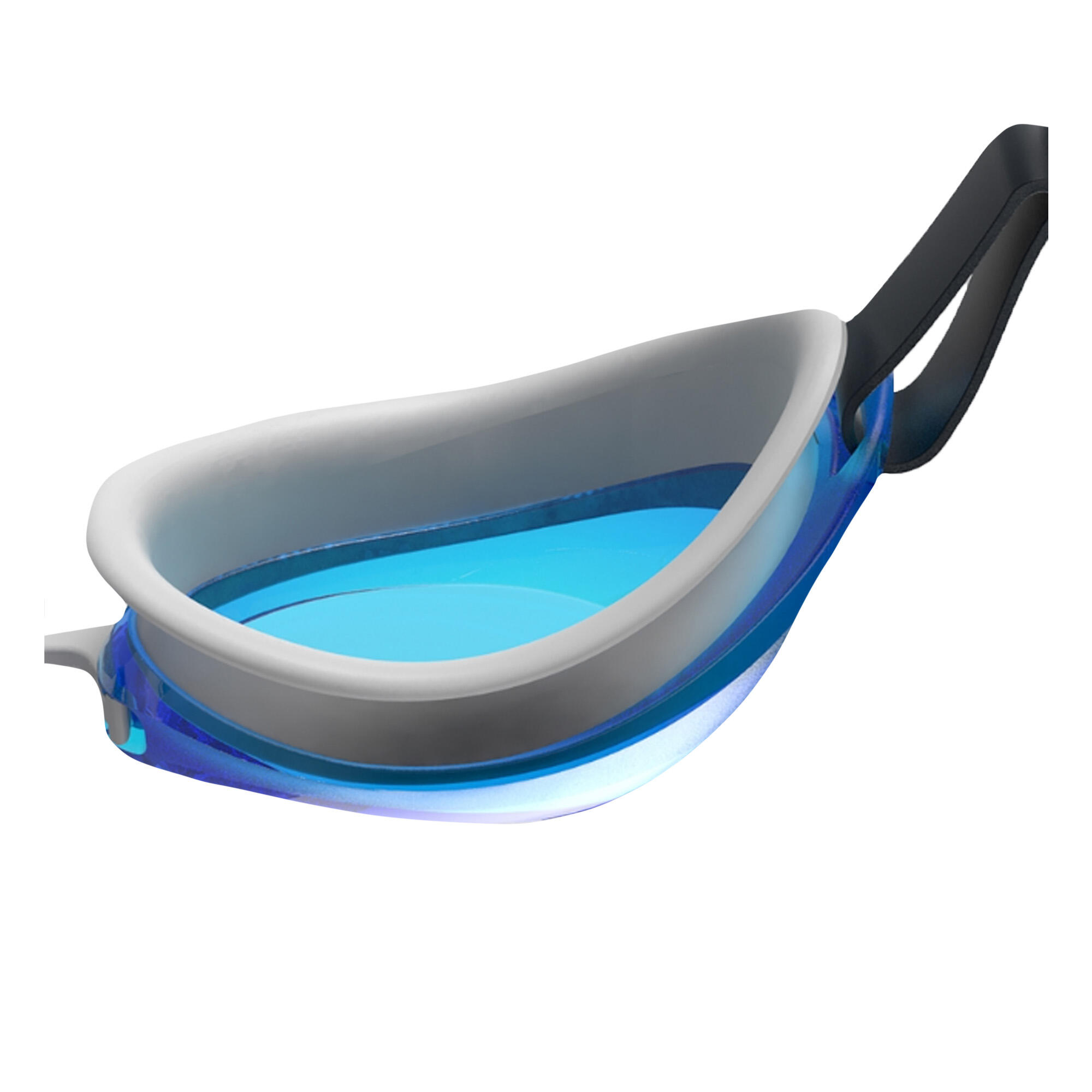 "Jet 2.0" Schwimmbrille für HerrenDamen Unisex Damen und Herren Blau/Grau 2/3