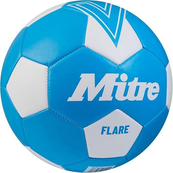 "Flare" Fußball 2024 Damen und Herren Fluoreszierendes Blau/Weiß 2/4
