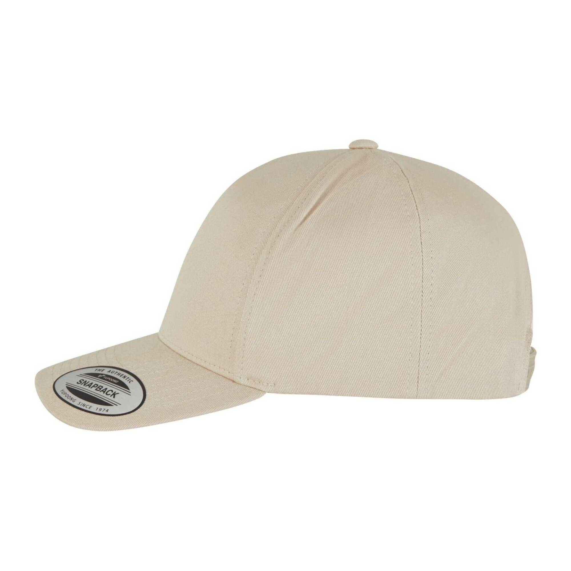 "Classic" BaseballMütze Damen und Herren Beige 3/4