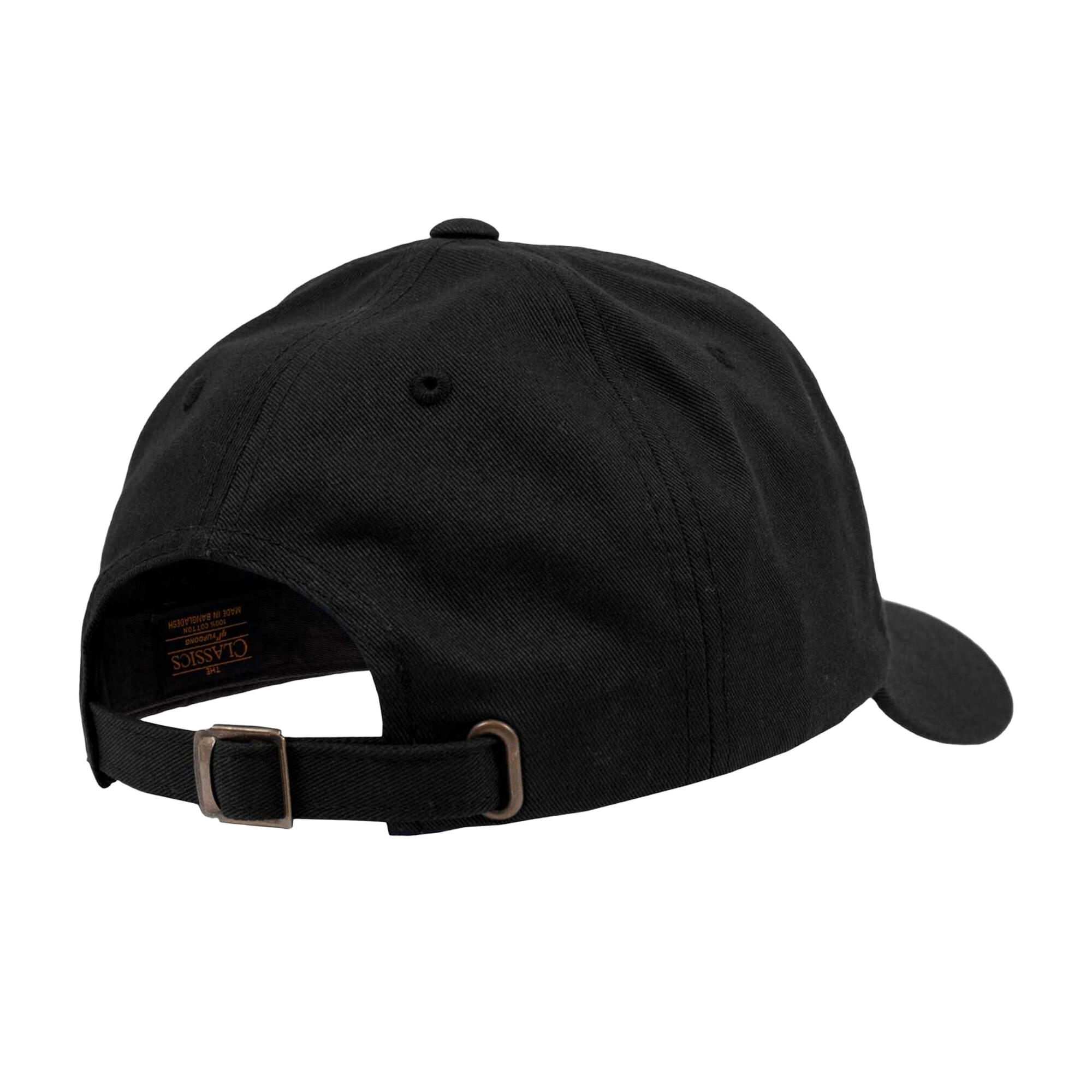Unisex Adult Cotton Twill Low Profile Cap (Black) 2/4