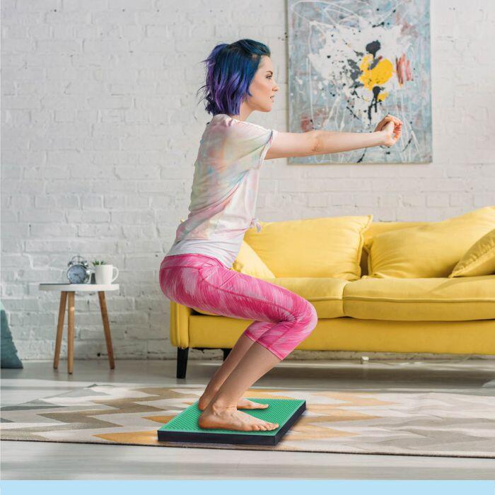 Spiky Balance Pad 2 en 1 - Verde/Negro 3/7