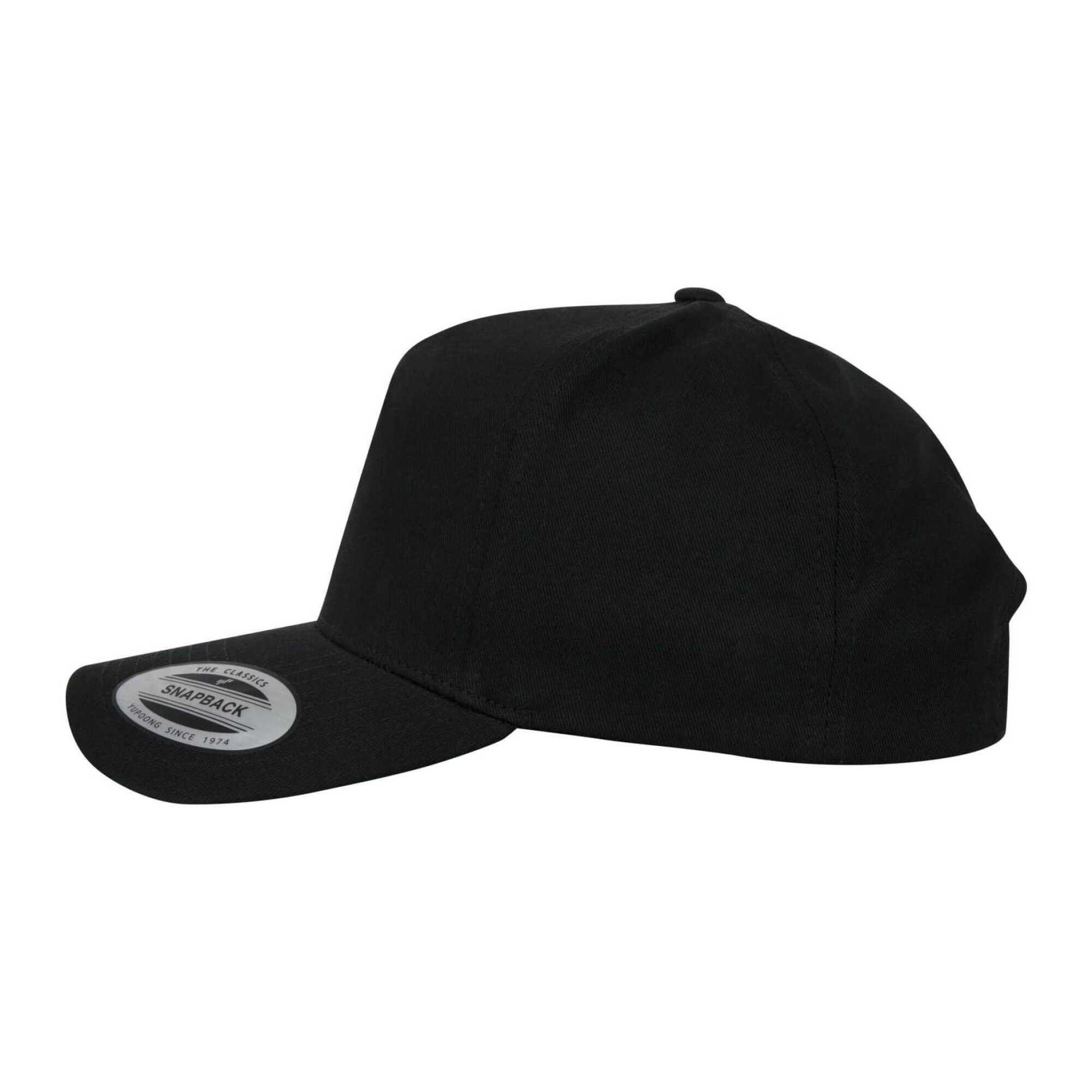"Classic" BaseballMütze Damen und Herren Schwarz 3/4