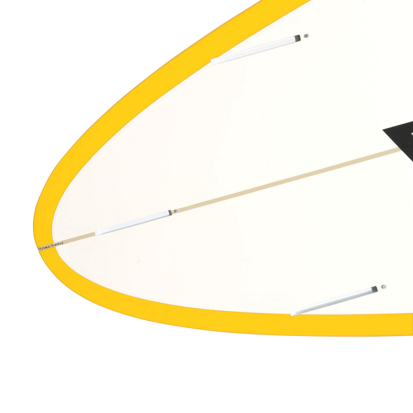 Victory Surfboards - Midlength 6'8 - Epoxy - Futures - Matte Yellow / White 4/4