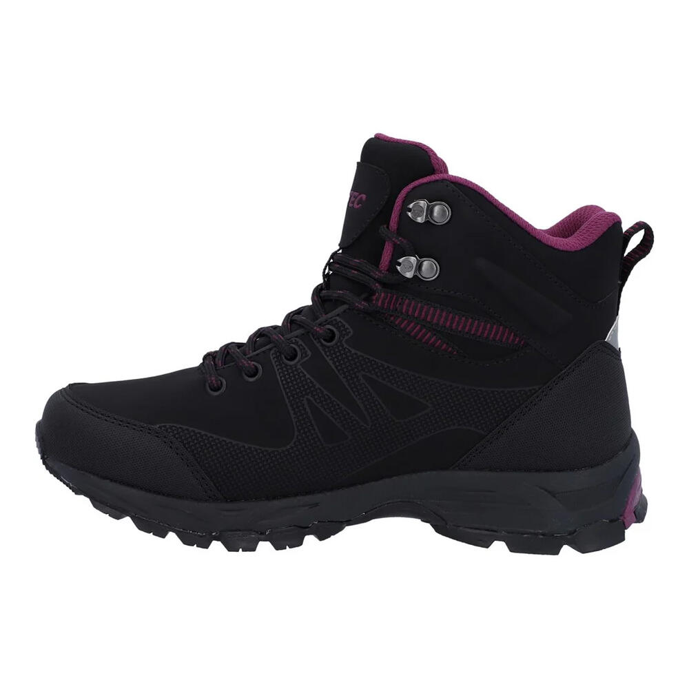 Bottines JACKDAW Femme (Noir / Bordeaux) 2/4