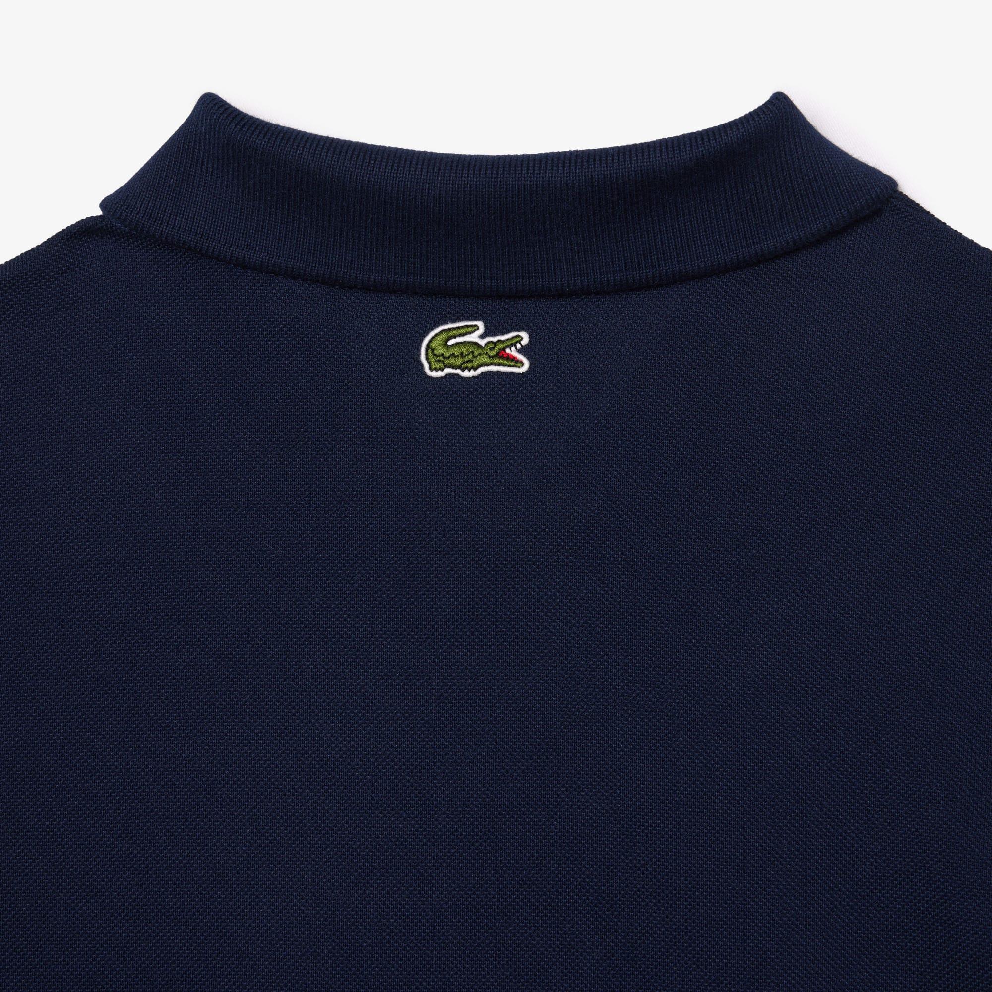 "L.12.12" Poloshirt für HerrenDamen Unisex, Klassisch Damen und Herren Dunkles 3/4