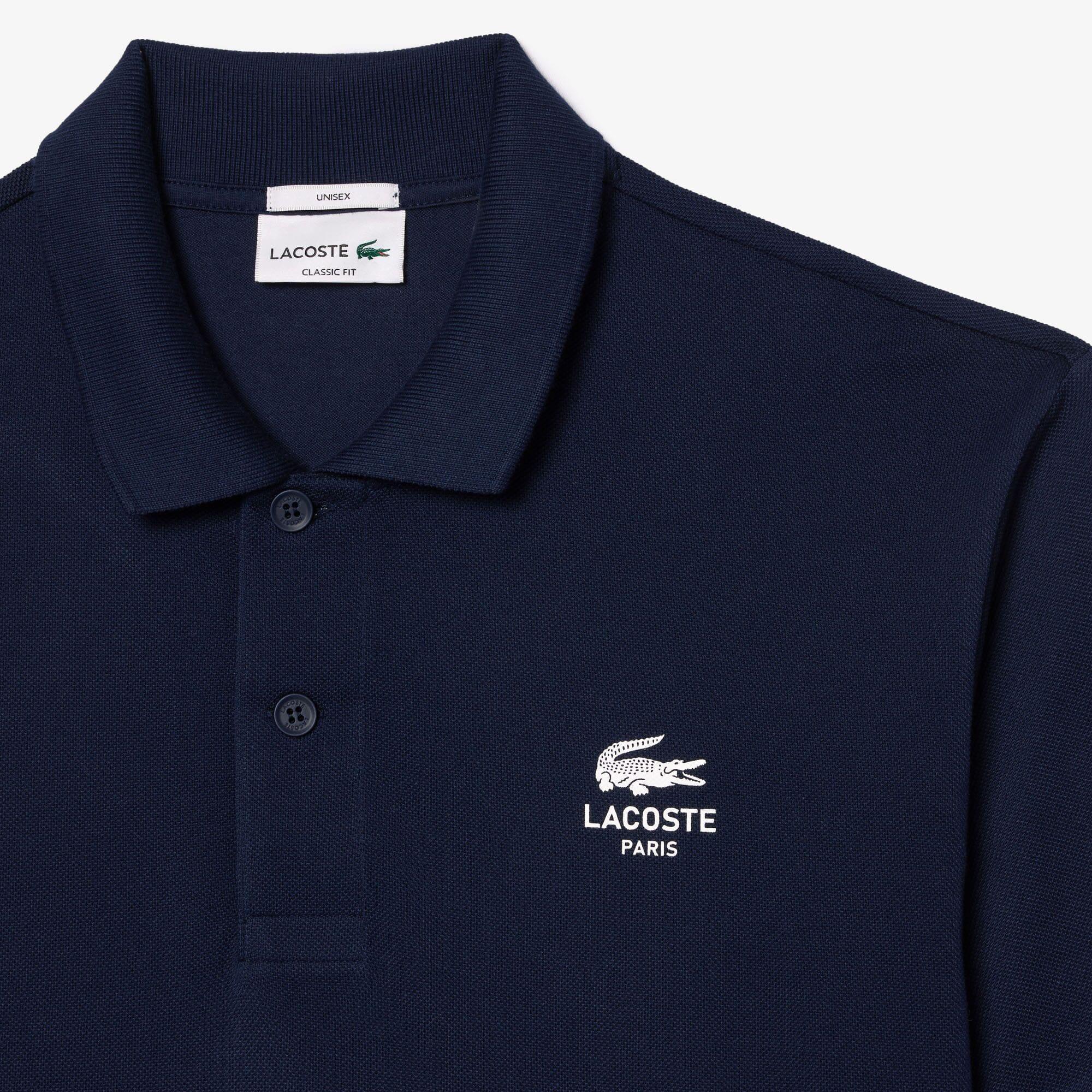 "L.12.12" Poloshirt für HerrenDamen Unisex, Klassisch Damen und Herren Dunkles 2/4