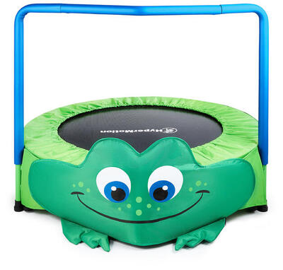 Mini trampoline kind met handgreep - kikker - 91 cm