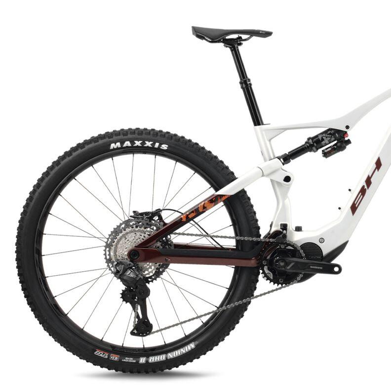 Bicicleta eléctrica Mtb Bh Ilynx+Sl Trail Carbon 8.8 blanco-naranja-marron 3/3