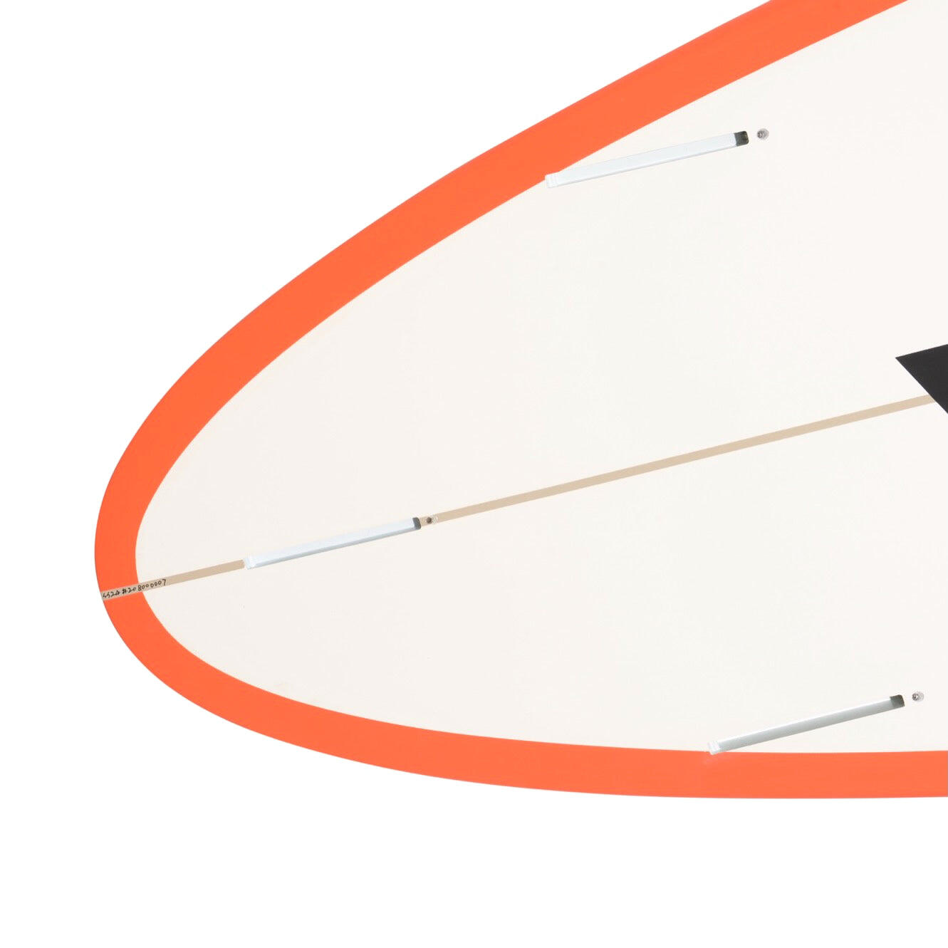 Victory Surfboards - Midlength 6'8 - Epoxy - Futures - Matte Orange / White 4/4