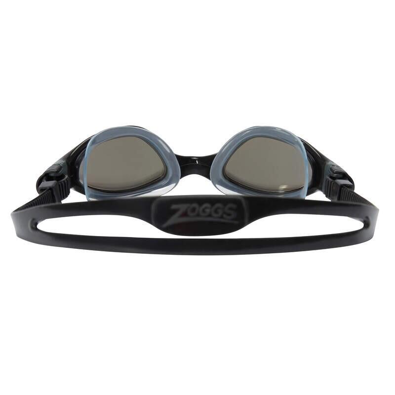 ZOGGS Tiger LSR+ Titanium Schwimmbrille verspiegeltes Silber Weiß/Blau 5/5