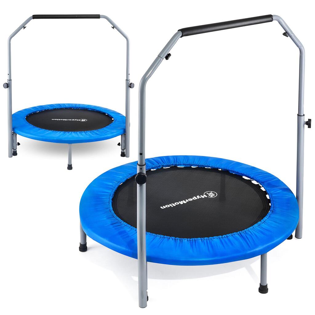 Fitness Trampoline 97cm 38" Adjustable Handle 32 Springs Indoor Home Max 50kg