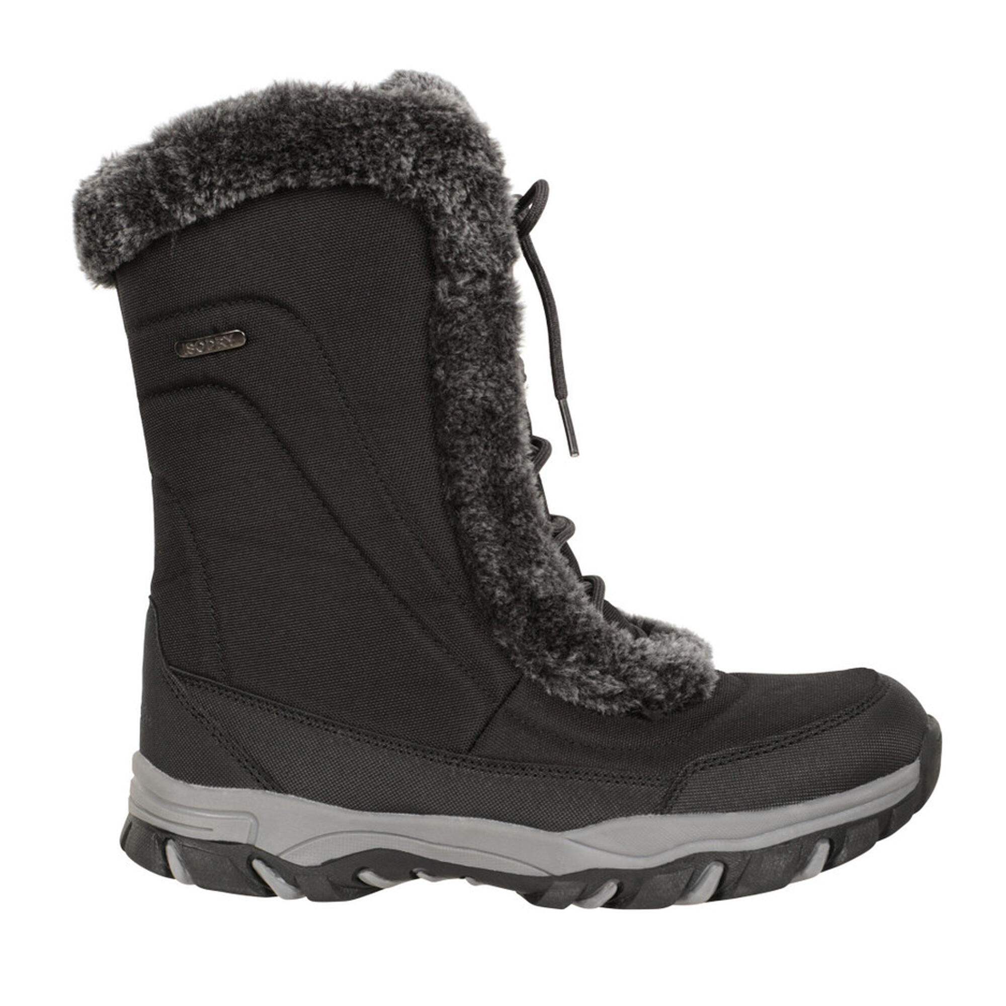 Womens/Ladies Ohio Snow Boots (Jet Black) 4/4