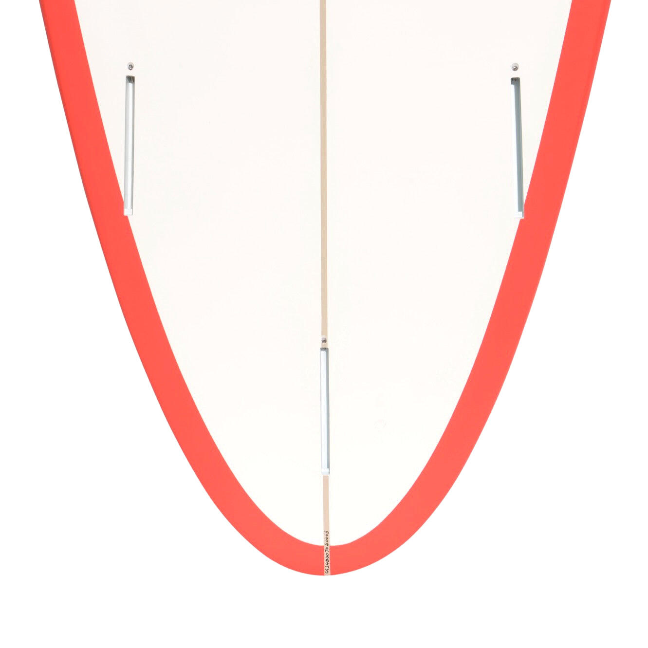 Victory Surfboards - Midlength 6'8 - Epoxy - Futures - Matte Red / White 3/4