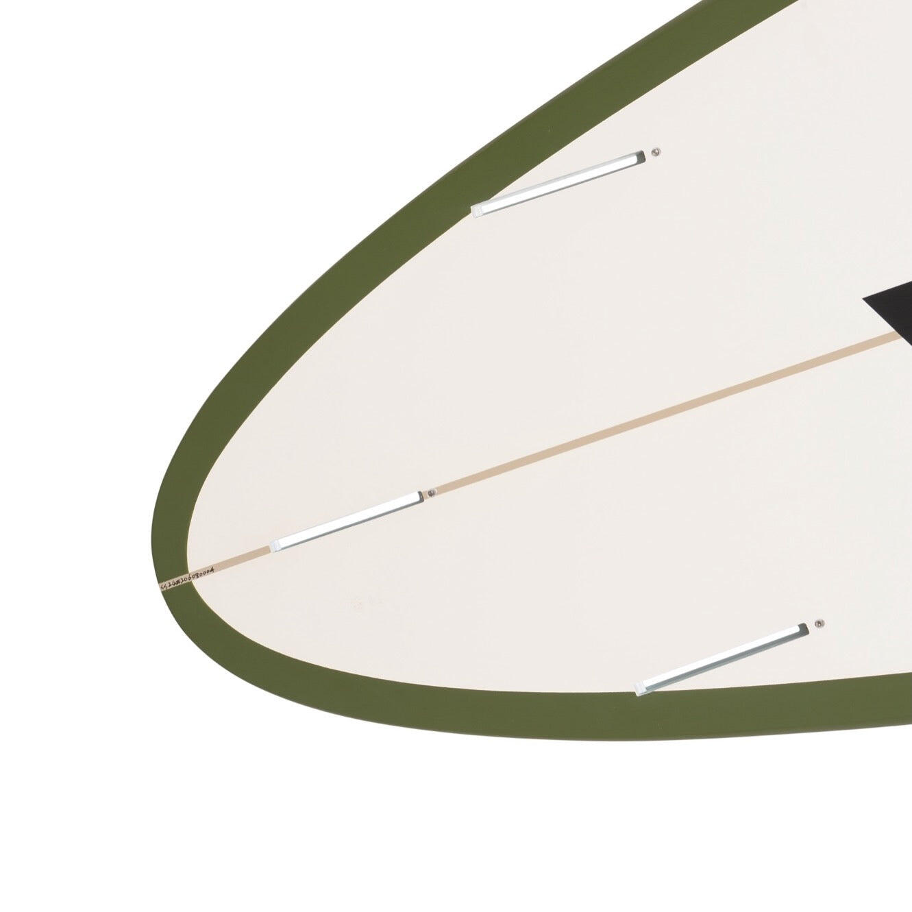 Victory Surfboards - Midlength 6'8 - Epoxy - Futures - Matte Khaki / White 4/4
