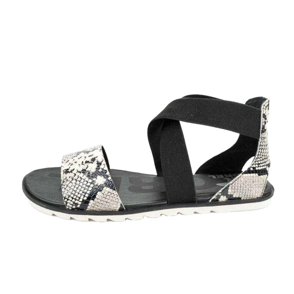 Sandalias de Cuero Full Grain Ella II para Mujer Negro 3/5