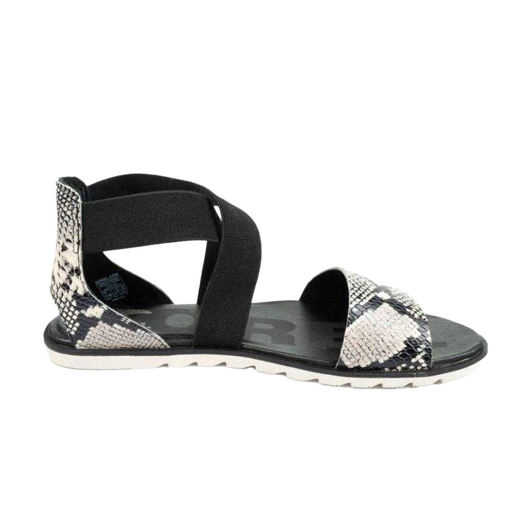 Sandalias de Cuero Full Grain Ella II para Mujer Negro 4/5