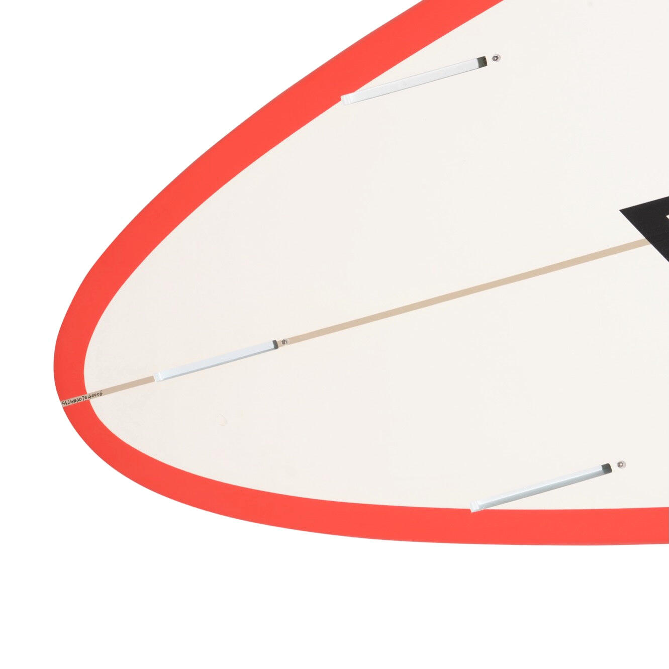 Victory Surfboards - Midlength 6'8 - Epoxy - Futures - Matte Red / White 4/4