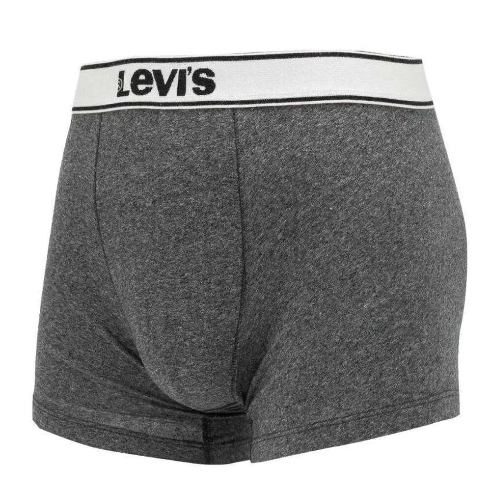 Boxers Motif/style Logo Homme (Gris) 3/4