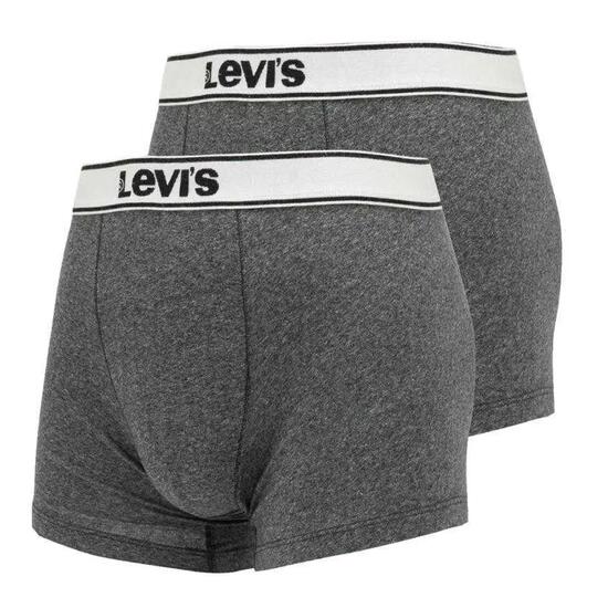 Boxers Motif/style Logo Homme (Gris)