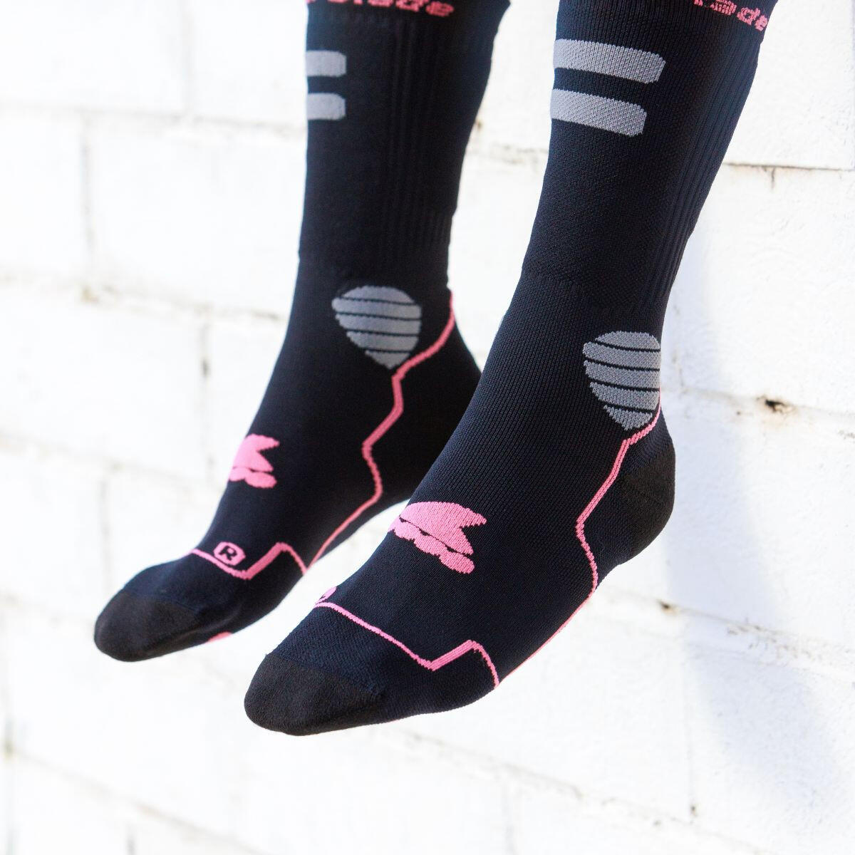 ROLLERBLADE Chaussettes HIGH PERFORMANCE Noir Corail- Taille M 5/7