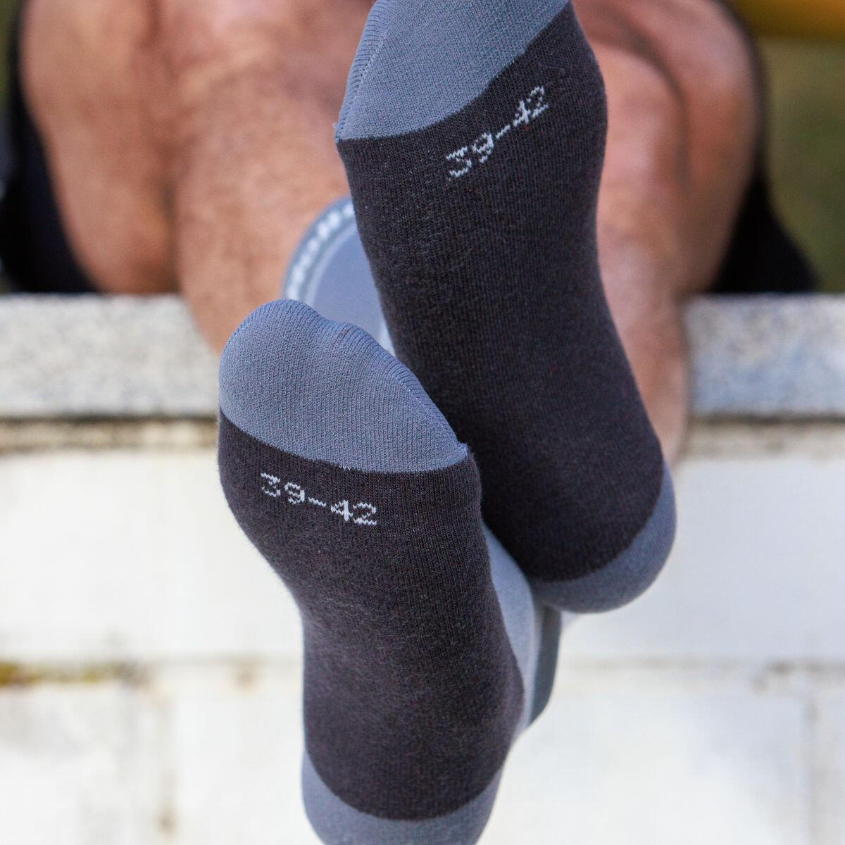 ROLLERBLADE Chaussettes SKATE Gris Froid- Taille M 3/7