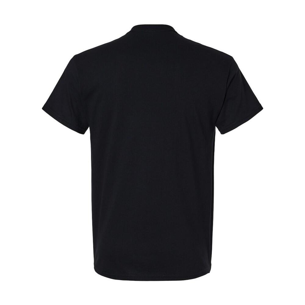 Mens Heavy Cotton TShirt (Black) 2/3