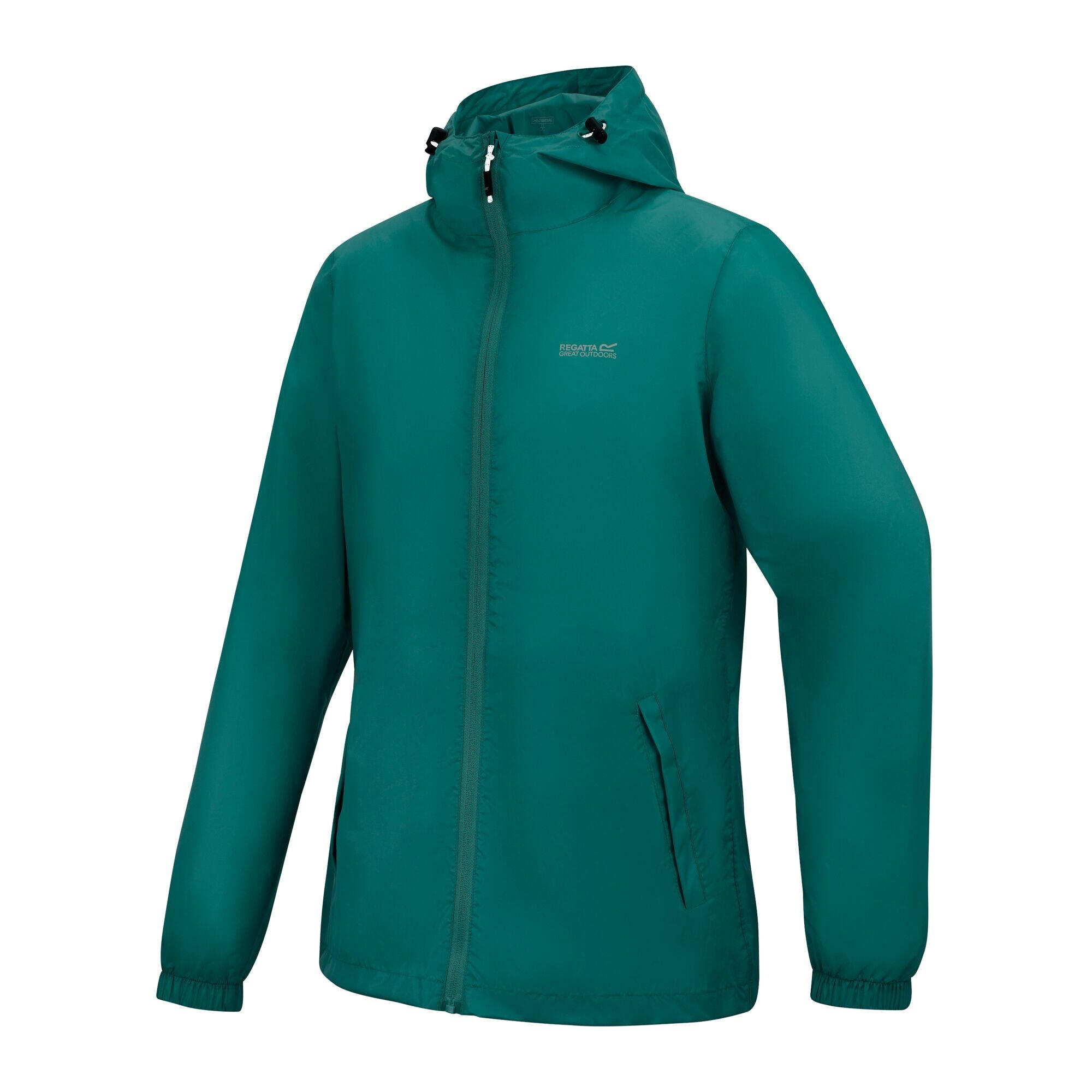 Chaqueta Impermeable Pack It III para Mujer Verde Mediterráneo 3/5
