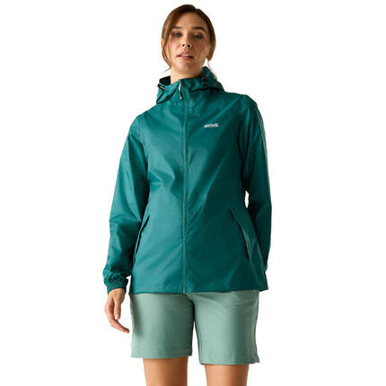 Veste Imperméable À Capuche PACK IT Femme (Vert Sarcelle)