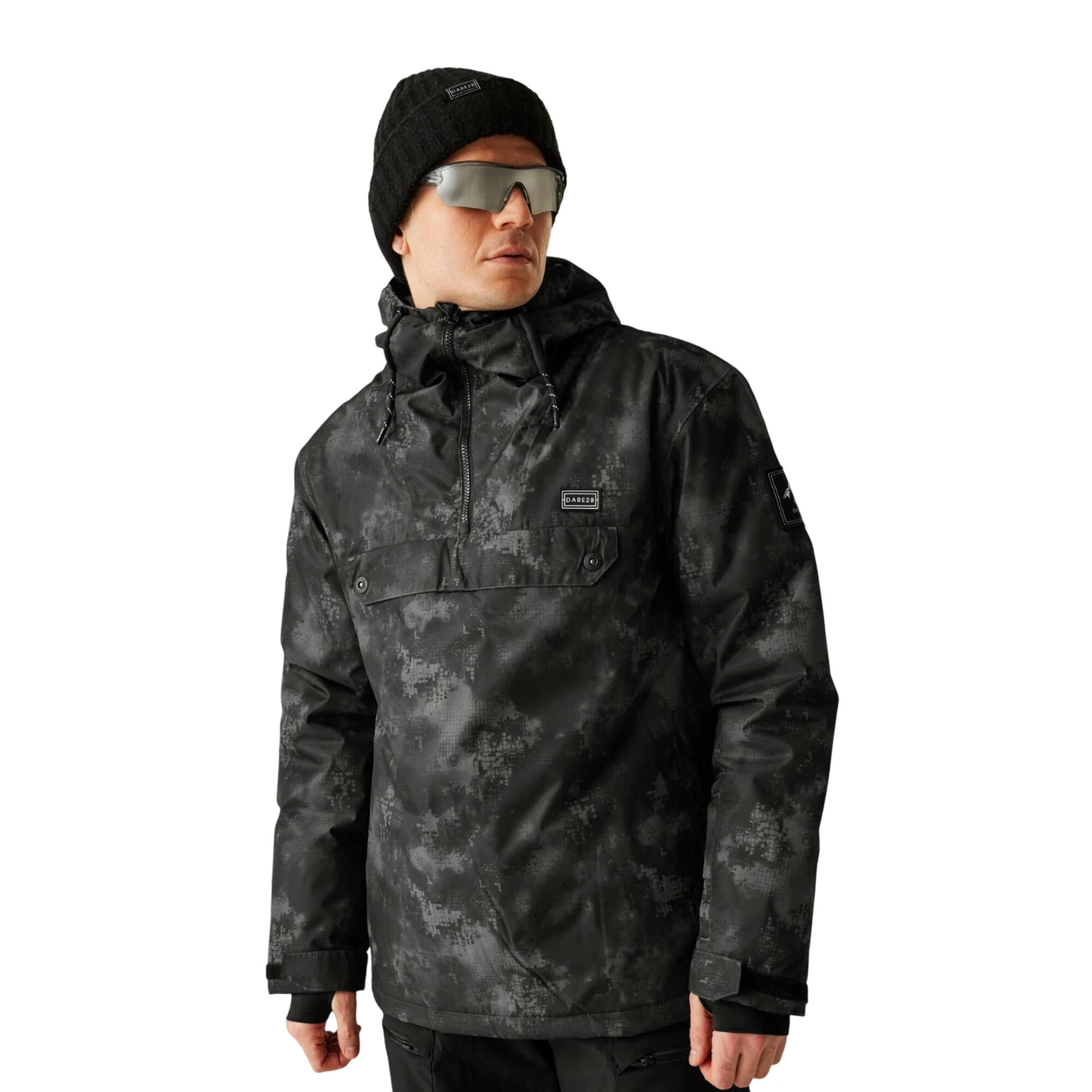 Blouson De Ski À Enfiler FREERIDE Homme (Gris Foncé) 4/5
