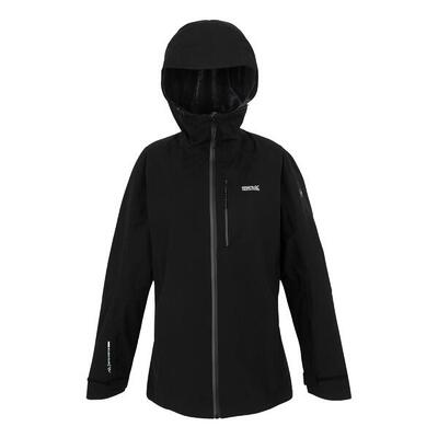 Dames birchdale ii waterdichte jas (zwart/seal grey)