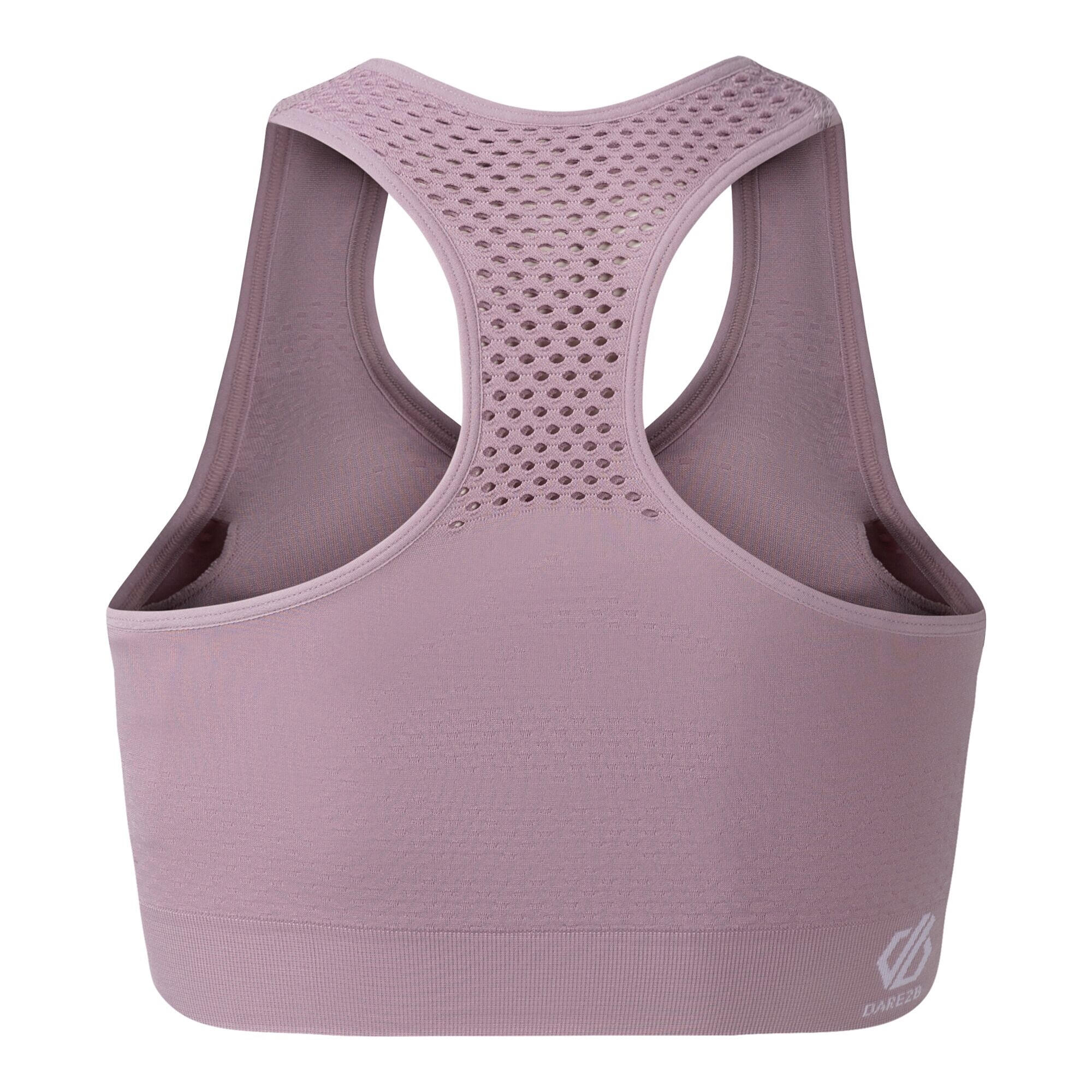 Brassière De Sport DONT SWEAT IT Femme (Mauve) 2/5