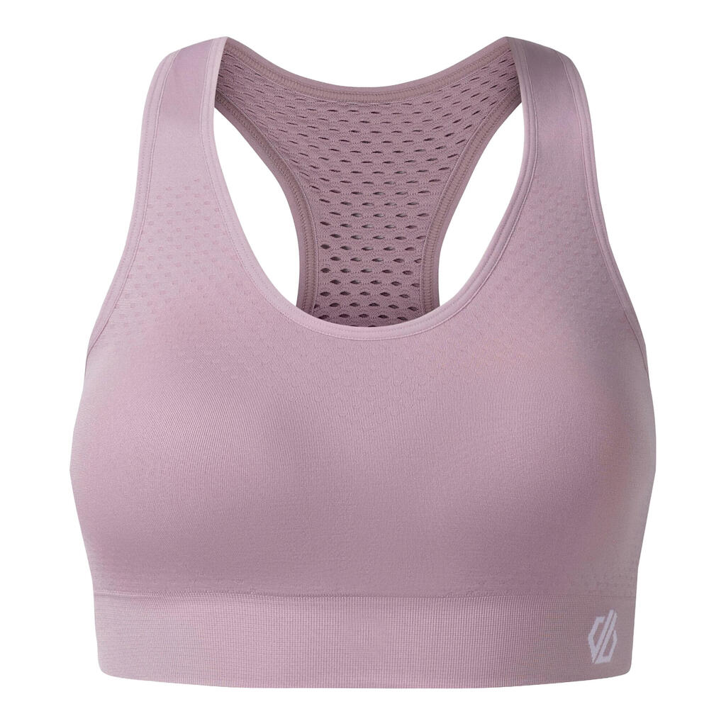 Womens/Ladies Dont Sweat It II Sports Bra (Mauve Shadow)